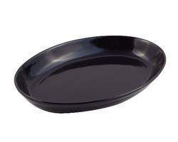BON CHEF 2026-BLK PLATTER OVAL 12-1/4X17" BLK