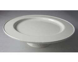 BON CHEF 9078PWHT PLATE CAKE 13" WHT