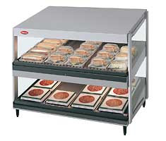 HATCO GRSDS52D WARMER DISPLAY DUAL W/20ROD 52"