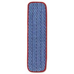 RUBBERMAID COMMERCIAL PRODUCTS Q410 RED MICROFIBER WET MOPPING PAD, 18 1/2" X 5 