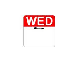 DON 1100723 LABEL 1X1" WED DISSOLVEAWAY 500/ROLL DON