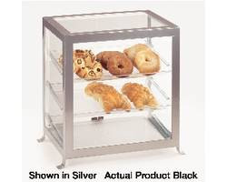 CAL-MIL PLASTIC PRODUCTS 1575-13 CASE DISPLAY SELF SERV 3 TRAY SOHO BLK