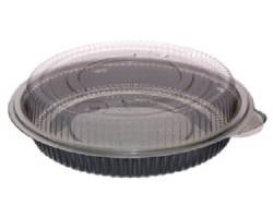ANCHOR PACKAGING INC 4118528 BOWL 28 OZ COMBO W/LID PLAS BLK