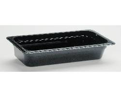 CAMBRO MANUFACTURING 42HP110 PAN FOOD HI HEAT 1/4 SZ 2-1/2"D BLK