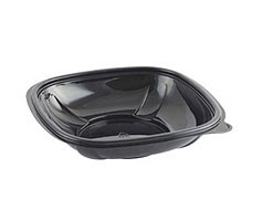 ANCHOR PACKAGING INC 4547017 BOWL 16 OZ SQR PET BLK