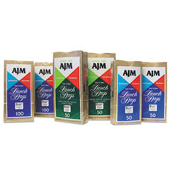 AJM LB24LAJ AJM PAPER LUNCH BAG (50-COUNT)