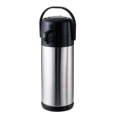 SERVICE IDEAS SECA30S AIRPOT 3 LTR W/ PUMP SS BLK