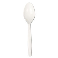 BOARDWALK SPOONHW FULL-LENGTH POLYSTYRENE CUTLERY, TEASPOO