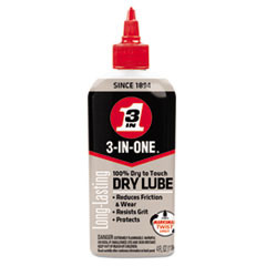 WD-40 120022 3-IN-1 DRY LUBE, 4-OZ.