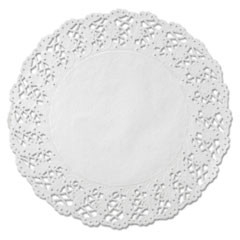 HOFFMASTER 500260 DOILY RND 16" KENMORE LACE WHT