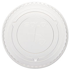SOLO CUP COMPANY 600TS STRAW-SLOT COLD CUP LIDS, 10OZ CUPS, CLE