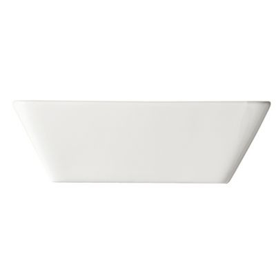 WORLD TABLEWARE INC SL-50 BOWL SQR 50 OZ SLATE CHINA WHT