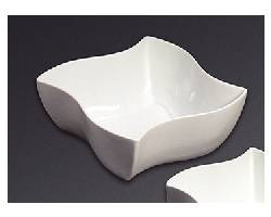 AMERICAN METALCRAFT SQVY8 BOWL COND 87 OZ 8-1/2" PORC WHT