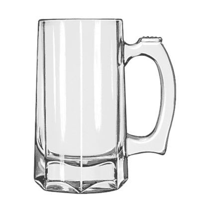 LIBBEY INC. 5206 GLASS BEER STEIN 12 OZ