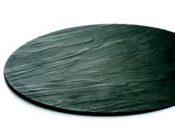 TABLECRAFT PRODUCTS COMPANY MG16 PLATTER DISPLAY 16" RND MEL BLK
