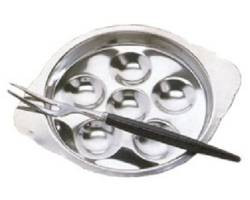 AMERICAN METALCRAFT SN60 PLATE SNAIL 5-1/2" 6 COMP SS