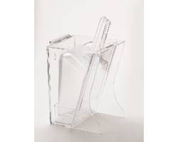 CAL-MIL PLASTIC PRODUCTS 355 HOLDER SCOOP W/ 32 OZ SCOOP/DRIP TRAY