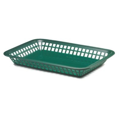 TABLECRAFT PRODUCTS COMPANY 1079FG MAS GRANDE,PLATTR BASKET,FOREST GRN,PK12