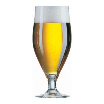 CARDINAL INTERNATIONAL 07131 GLASS BEER FOOTED 16-1/2 OZ CERVOISE