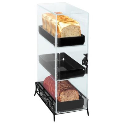 CAL-MIL PLASTIC PRODUCTS,INC. 1204-13 CAL-MIL 1204-13 CLEAR ACRYLIC 3 LEVEL BR