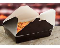 FOLD-PAK 03BPBLACKM CONT FOLD NO 3 66 OZ BIO PAK PPR BLK