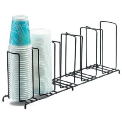 CAL-MIL PLASTIC PRODUCTS,INC. 1233 CAL-MIL 1233" BLACK WIRE FRAME 5 SLOT CU