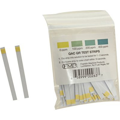 FRANKLIN MACHINE PRODUCTS 142-1363 FMP 142-1363 QUAT AMMONIA SANITIZER TEST