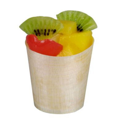 PACKNWOOD 210BBCUP6 CUP,MINI,WOODEN,2.3"X2.1"