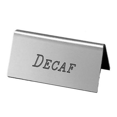 CAL-MIL PLASTIC PRODUCTS,INC. 228-2-010 CAL-MIL 228-2-010 SILVER "DECAF" BEVERAG