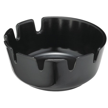 TABLECRAFT PRODUCTS COMPANY 263B-1 CLASSIC DEEPWELL ASHTRAY BLACK PK12