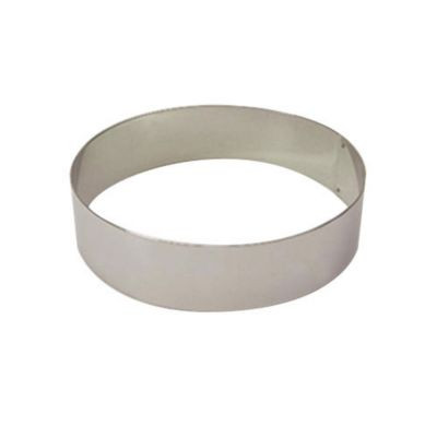 MATFER BOURGEAT 371803 RING PASTRY 6-1/4" SS SLV
