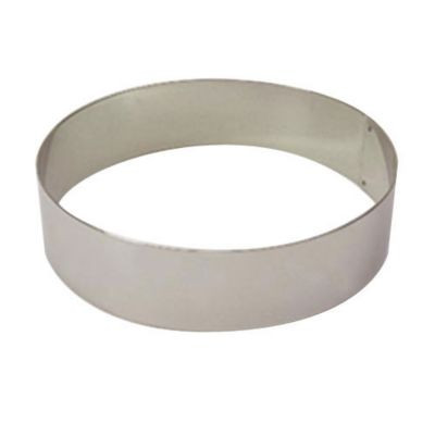 MATFER BOURGEAT 371806 RING PASTRY 8-3/4" SS SLV