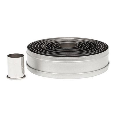 AUGUST THOMSEN 5457 ATECO 5457 PLAIN EDGE 12-PIECE ROUND CUT