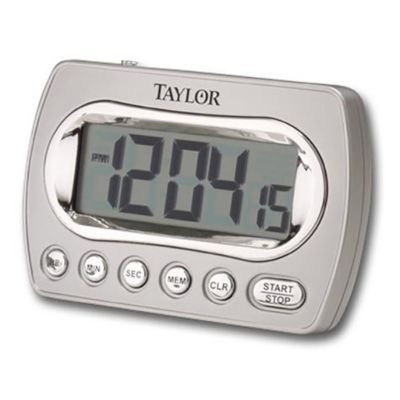 TAYLOR PRECISION PRODUCTS 5847-21 TAYLOR 5847-21 DIGITAL CHROME TIMER WITH