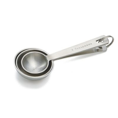 TABLECRAFT PRODUCTS COMPANY 727 SPOON MEASURING 3 PC SET EXTRA LRG SS