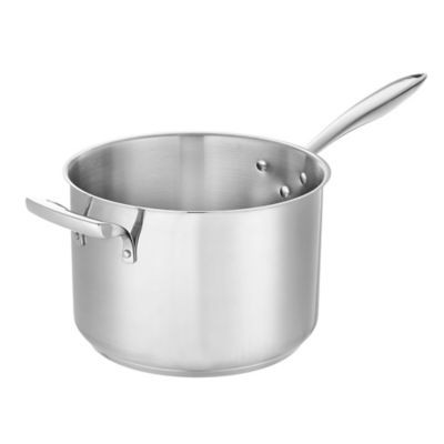 BROWNE FOODSERVICE 5724040 PAN SAUCE 10 QT W HELPER HANDLE SS