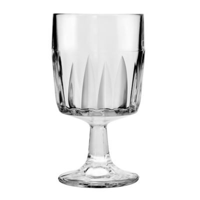 ANCHOR HOCKING 80011 GLASS GOBLET 10-1/2 OZ TEMP RIM CLR