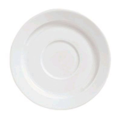 SYRACUSE CHINA 911194017 SAUCER 5-7/8" REFLECTIONS ALUMA WHT