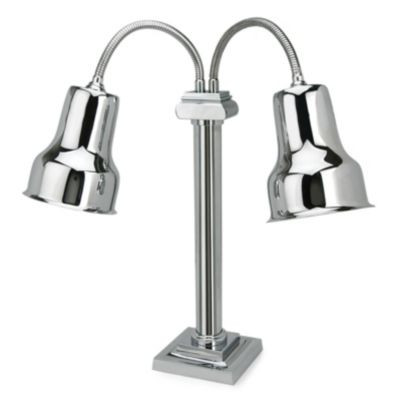 EASTERN TABLETOP 9632 LAMP DOUBLE HEAT CHROME