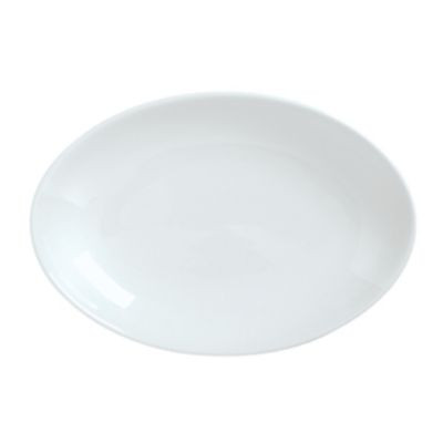 SYRACUSE CHINA 911194408 PLATTER 12X9" REFLECTIONS COUPE WHT