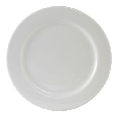 TUXTON CHINA ALA-104 PLATE 10-1/2" ALASKA ROLLED EDG