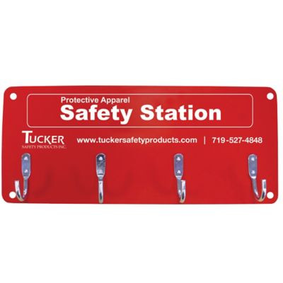 TUCKER INDUSTRIES 99954 TUCKER SAFETY 99954 WALL MOUNT 4-HOOK SA