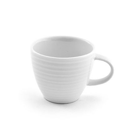 FRONT OF THE HOUSE DCS021WHP23 CUP ESPRESSO 3 OZ SPIRAL CHINA WHT