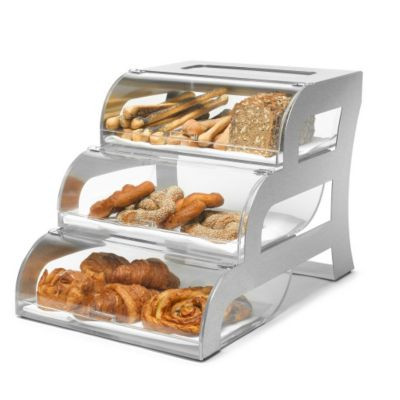ROSSETO BK010 DISPLAY BAKERY 3 TIER ACRYLIC