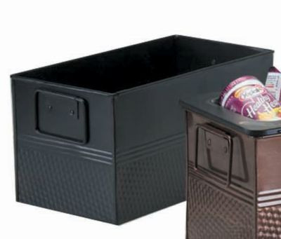 AMERICAN METALCRAFT BEVB6612 TUB BEVERAGE 1/3 SIZE HAMMERED BLK