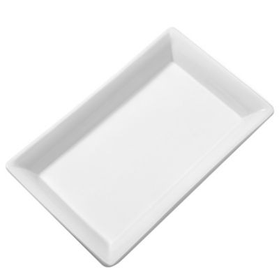 AMERICAN METALCRAFT CER21 PLATTER 21X13 RECT WHT CERAMIC