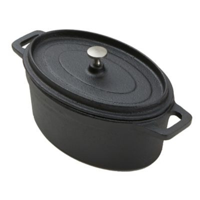 AMERICAN METALCRAFT CIPOV745 DISH CASSEROLE 33 OZ OVAL CAST IRON