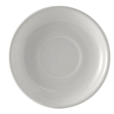 TUXTON CHINA BWE-066 SAUCER CAPPUCCINO 6-3/4" PORC WHT