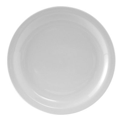 TUXTON CHINA CLA-090 PLATE 9'' NR COLORADO CERAMIC PORC WHT