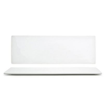 FRONT OF THE HOUSE DAP028WHP23 PLATE RECT 4X12" CANVAS WHT